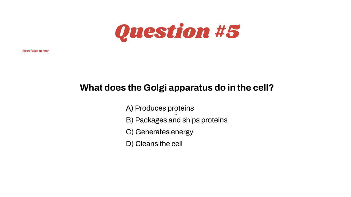 Free Cell Organelles Template to Edit Online