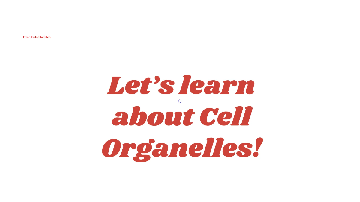 Free Cell Organelles Template to Edit Online