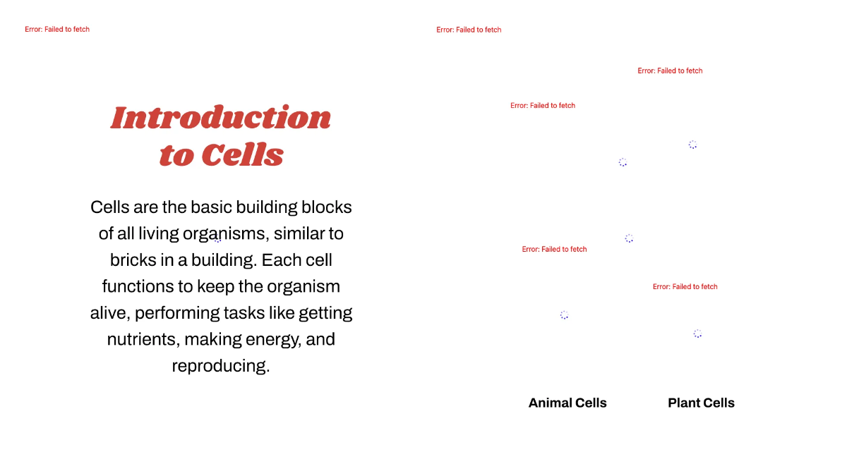 Free Cell Organelles Template to Edit Online