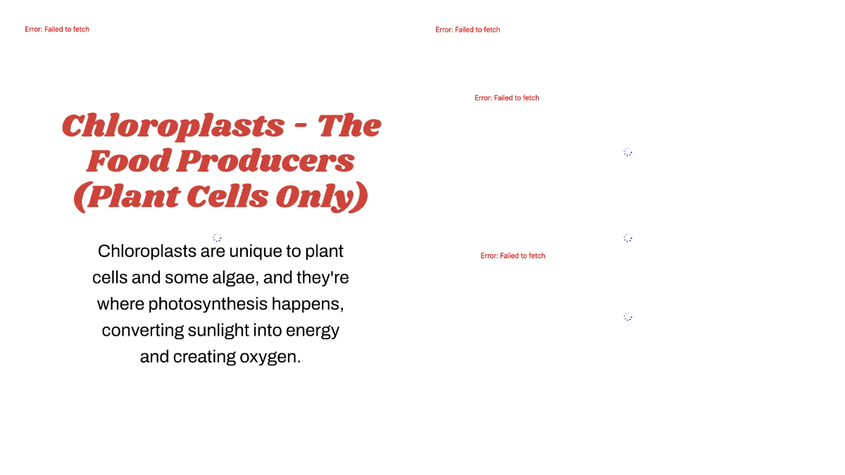 Free Cell Organelles Template to Edit Online
