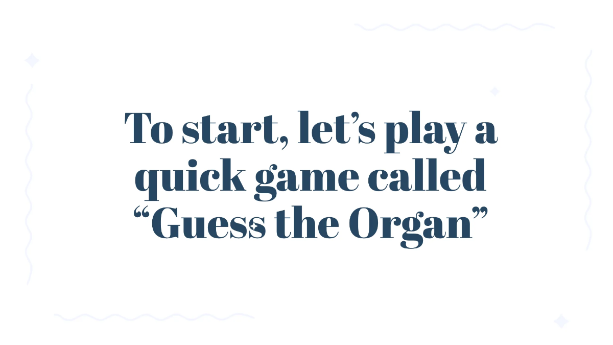 Free Human Organs and Their Functions Template to Edit Online