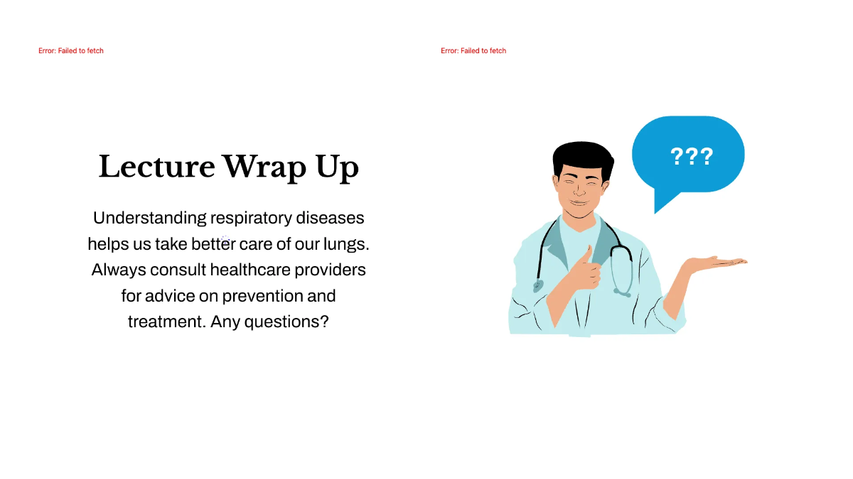 Free Respiratory Diseases Template to Edit Online