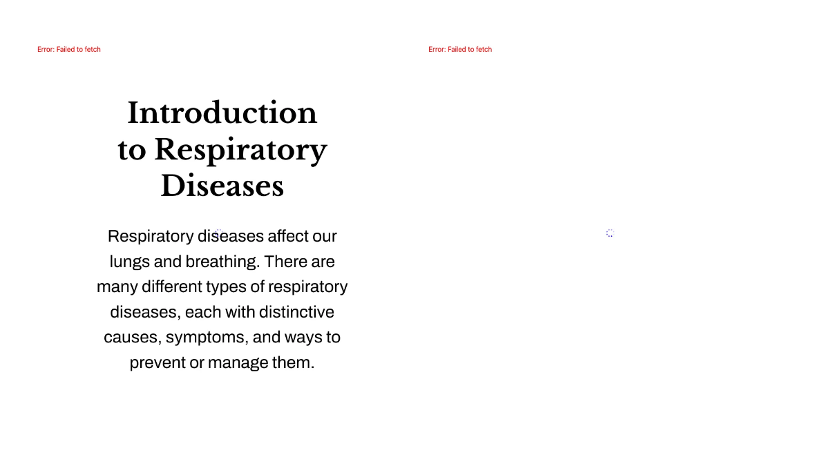 Free Respiratory Diseases Template to Edit Online
