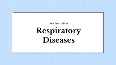 Free Respiratory Diseases to Edit Online