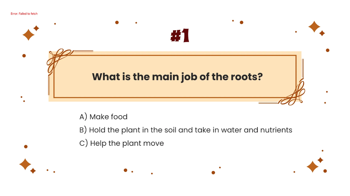 Free Identify Plant Parts and Their Functions Template to Edit Online