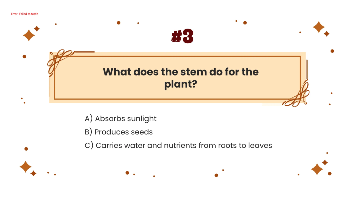 Free Identify Plant Parts and Their Functions Template to Edit Online