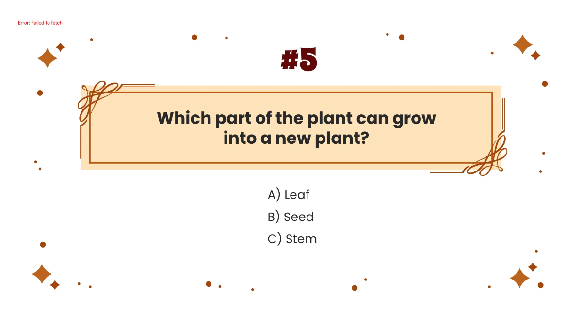 Free Identify Plant Parts and Their Functions Template to Edit Online