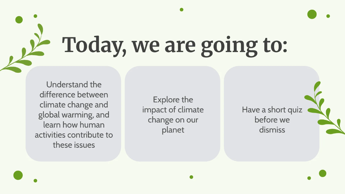 Free Climate Change and Global Warming Template to Edit Online