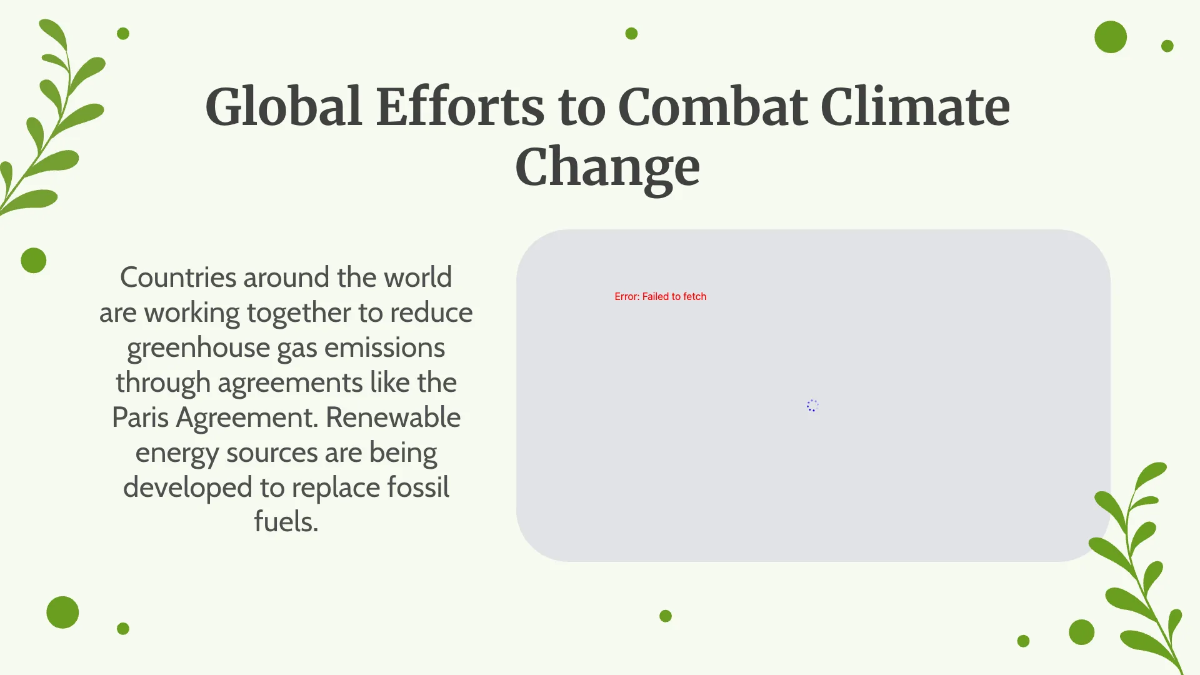 Free Climate Change and Global Warming Template to Edit Online