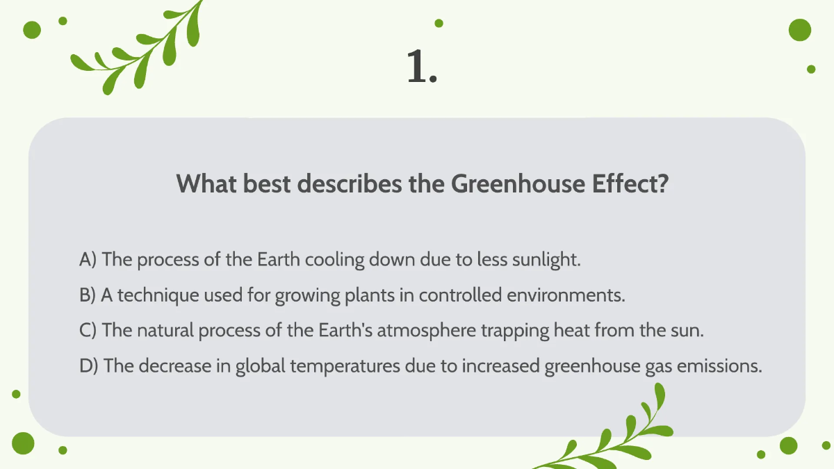 Free Climate Change and Global Warming Template to Edit Online