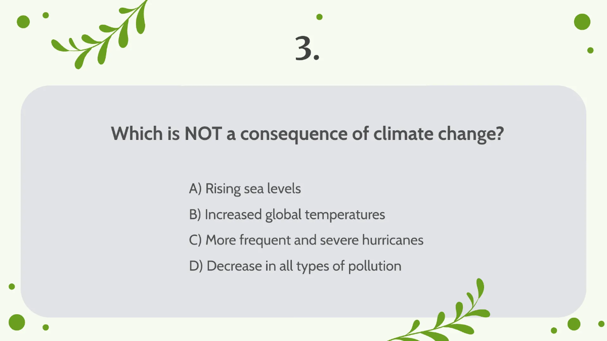 Free Climate Change and Global Warming Template to Edit Online