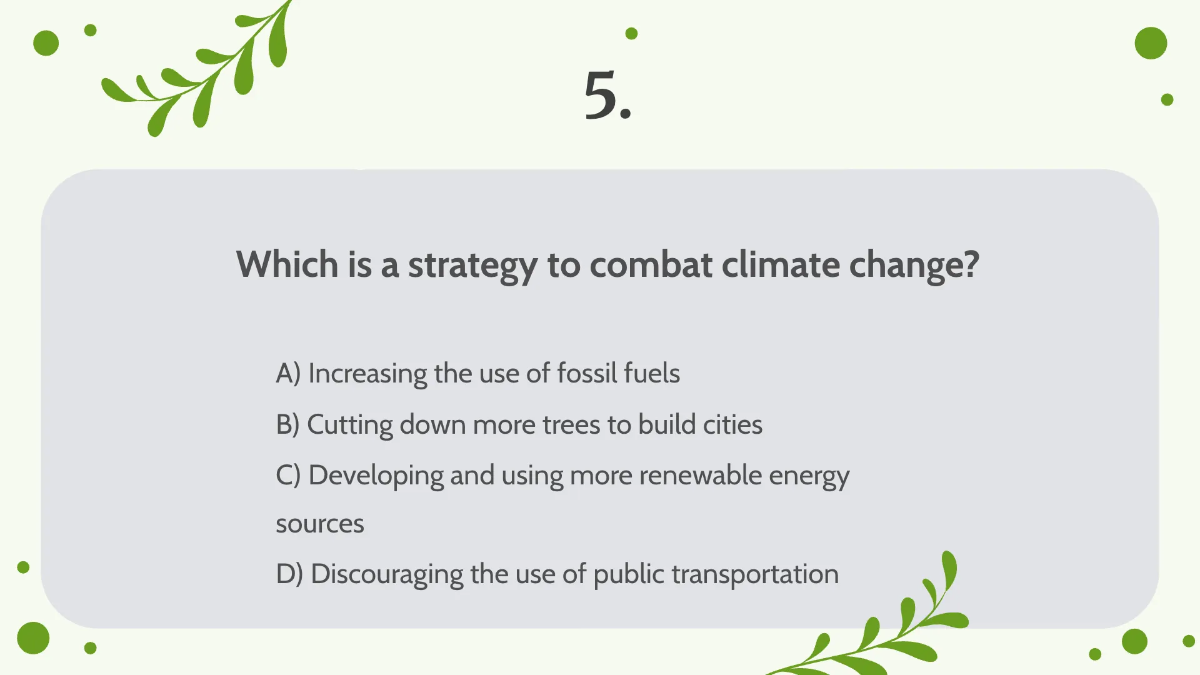 Free Climate Change and Global Warming Template to Edit Online