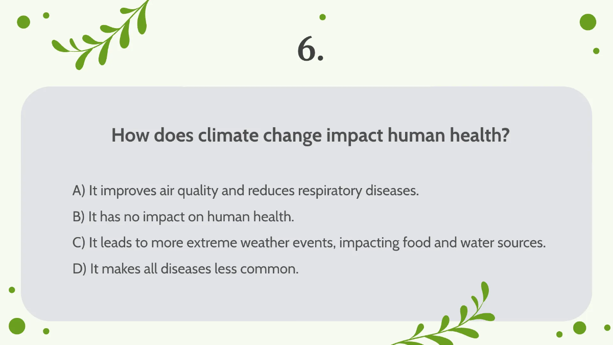 Free Climate Change and Global Warming Template to Edit Online