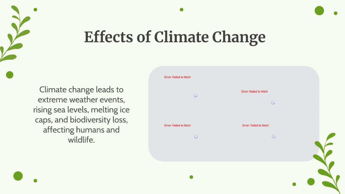 Free Climate Change and Global Warming Template to Edit Online