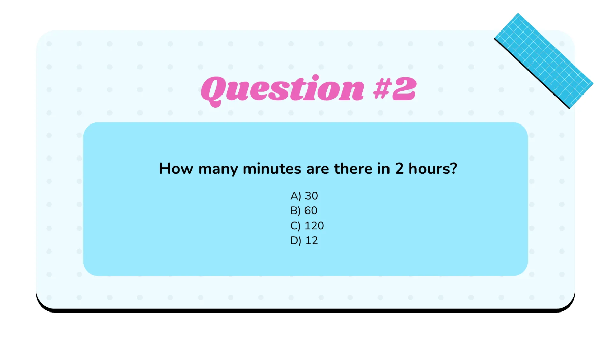 Free Units of Time Template to Edit Online