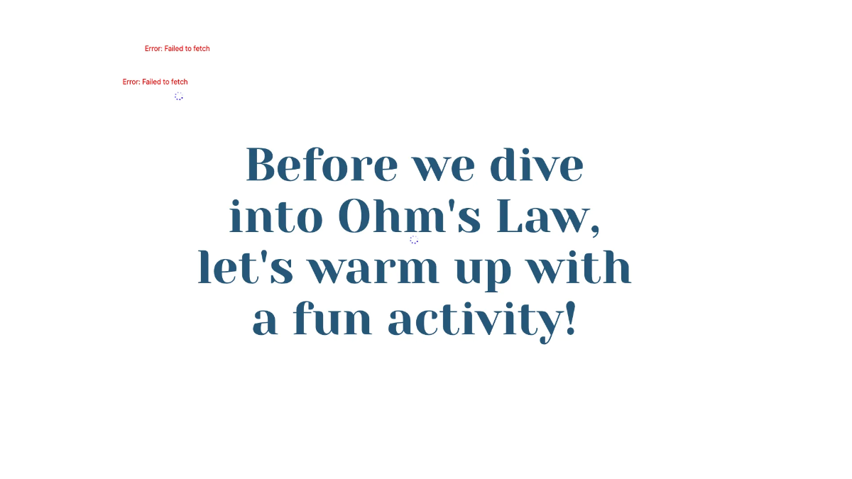 Free Ohm's Law Template to Edit Online