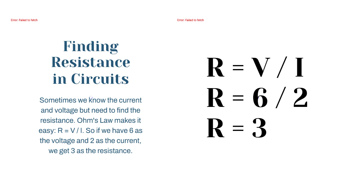 Free Ohm's Law Template to Edit Online