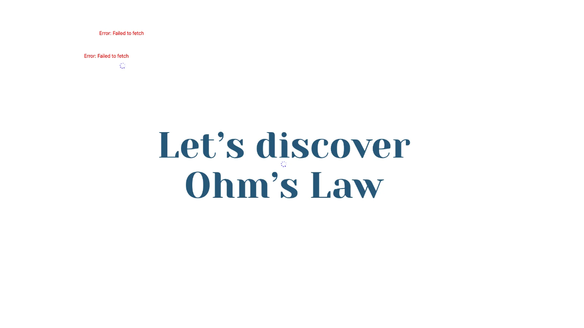Free Ohm's Law Template to Edit Online