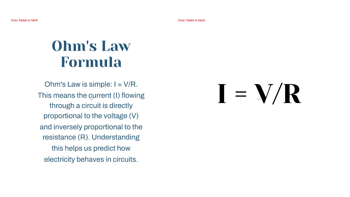 Free Ohm's Law Template to Edit Online