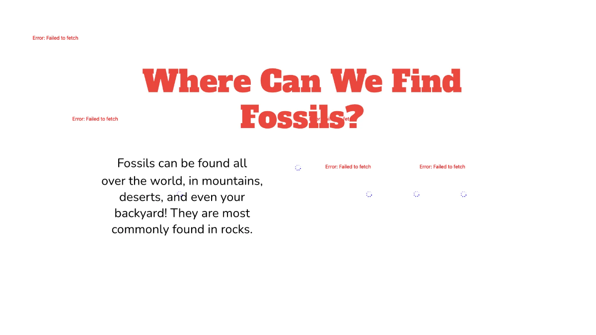 Free Introduction to Fossils Template to Edit Online