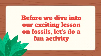 Free Introduction to Fossils to Edit Online