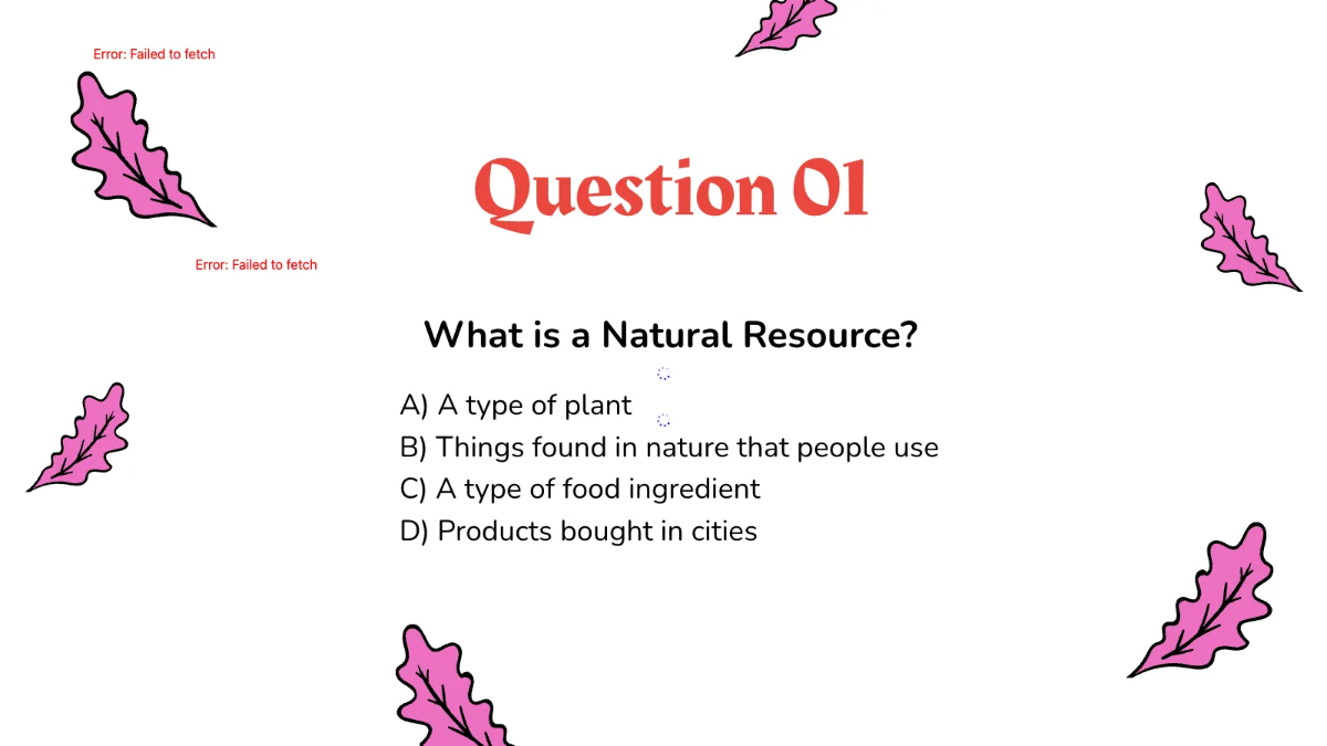 Free Natural Resources Template to Edit Online