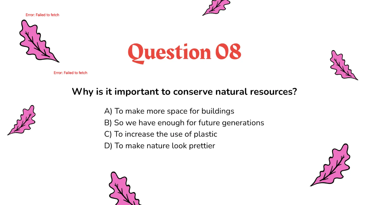 Free Natural Resources Template to Edit Online