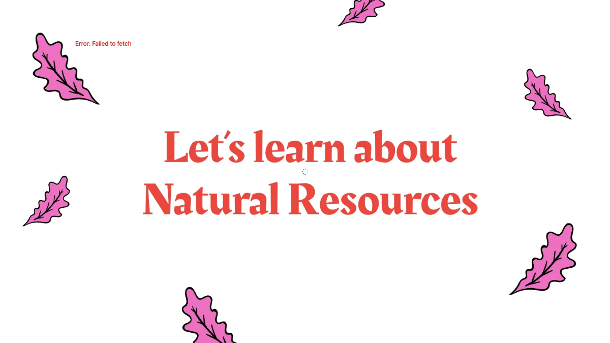 Free Natural Resources Template to Edit Online