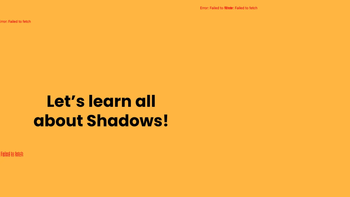 Free Shadows Template to Edit Online