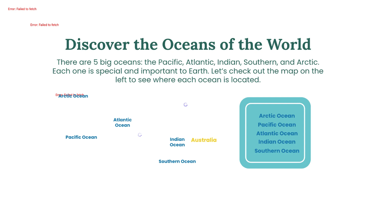 Free Continents and Oceans Template to Edit Online