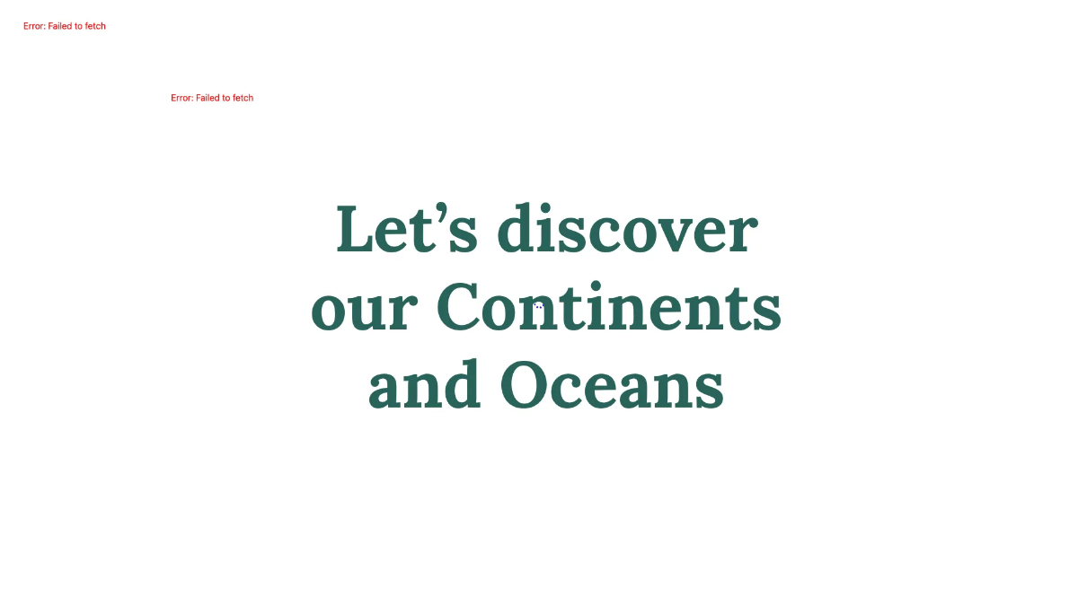 Free Continents and Oceans Template to Edit Online