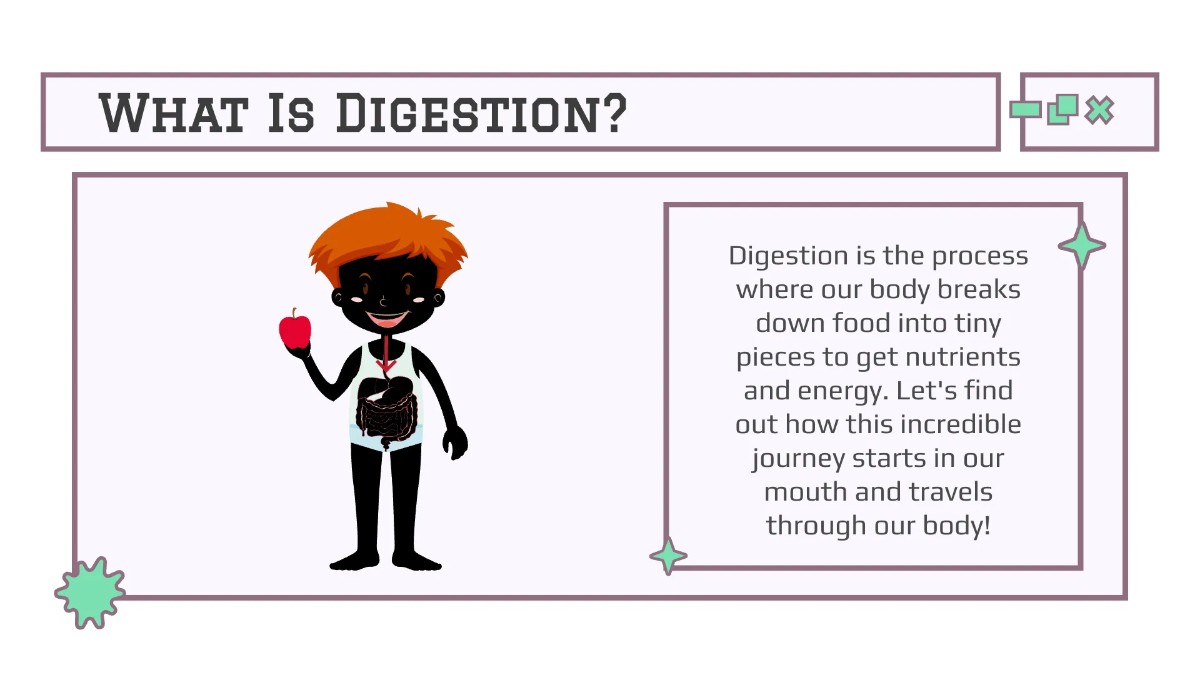 Free Body Systems:Digestion Template to Edit Online