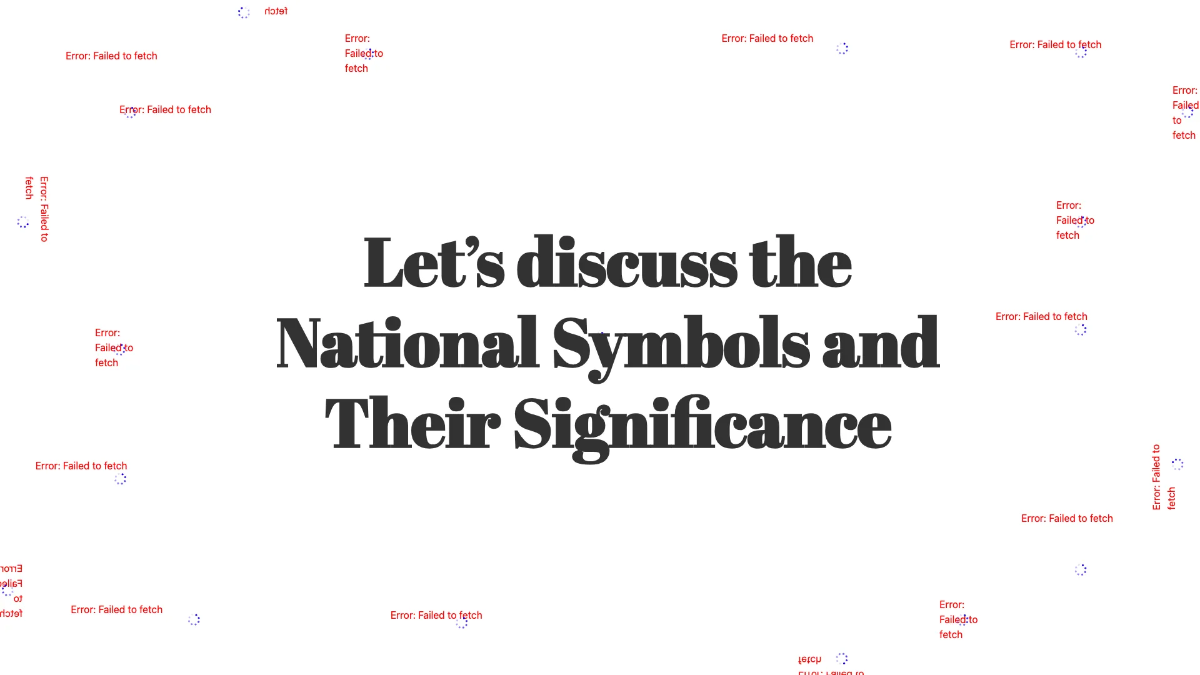 Free National Symbols and Their Significance Template to Edit Online