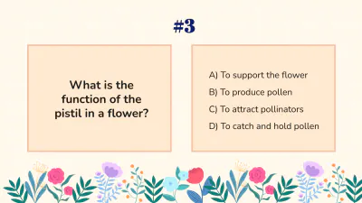 Free Identify Flower Parts and Their Functions to Edit Online
