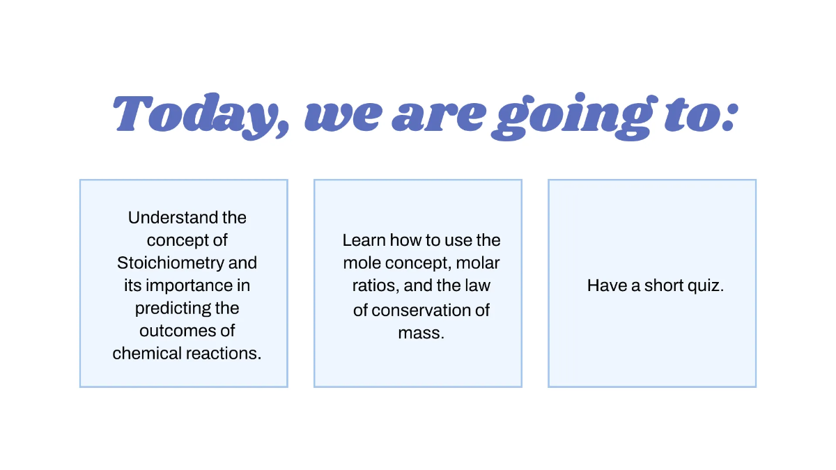 Free Stoichiometry Template to Edit Online