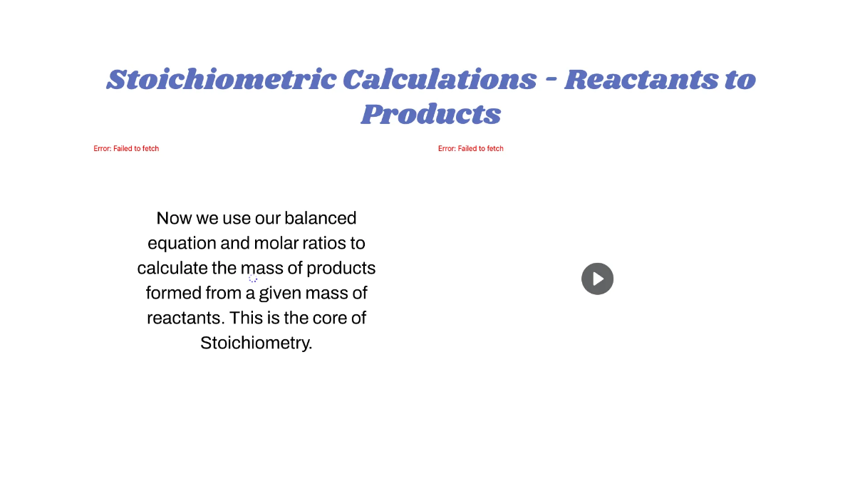 Free Stoichiometry Template to Edit Online
