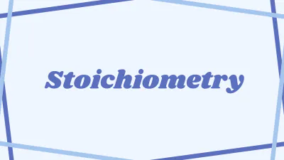 Free Stoichiometry to Edit Online