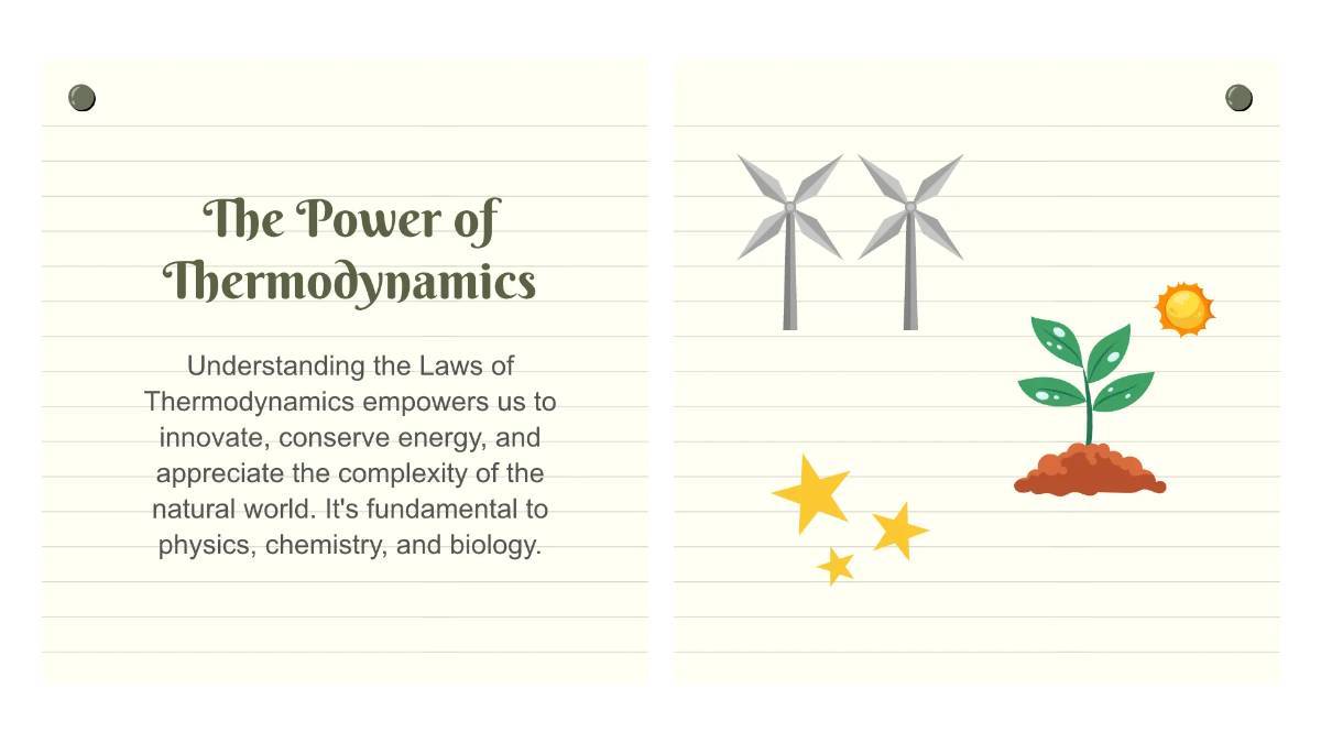 Free Laws of Thermodynamics Template to Edit Online