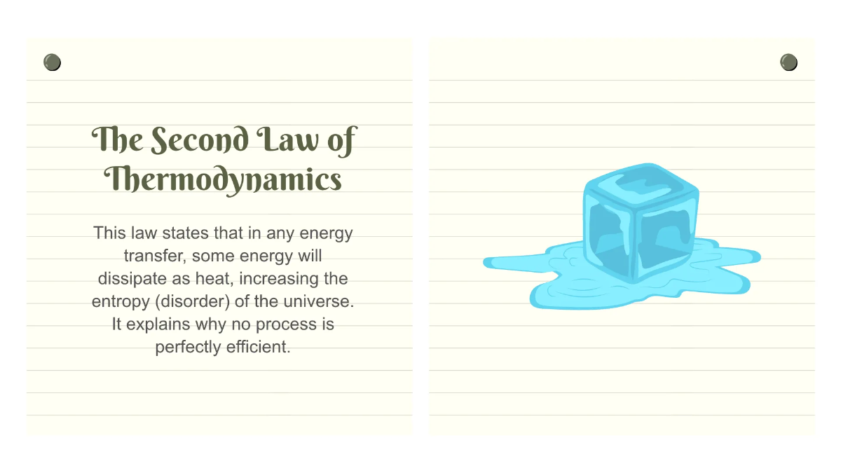 Free Laws of Thermodynamics Template to Edit Online
