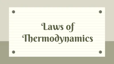 Free Laws of Thermodynamics to Edit Online