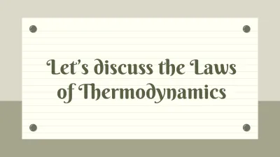 Free Laws of Thermodynamics to Edit Online