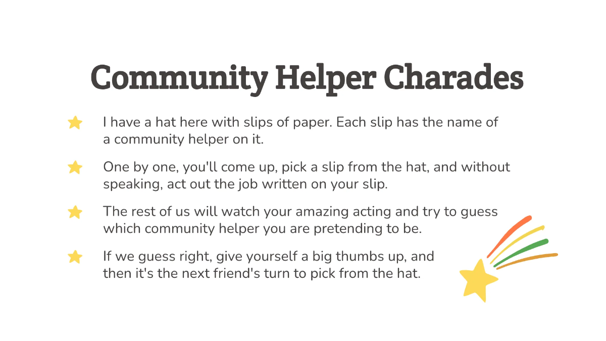 Free Community Helpers and Their Roles Template to Edit Online
