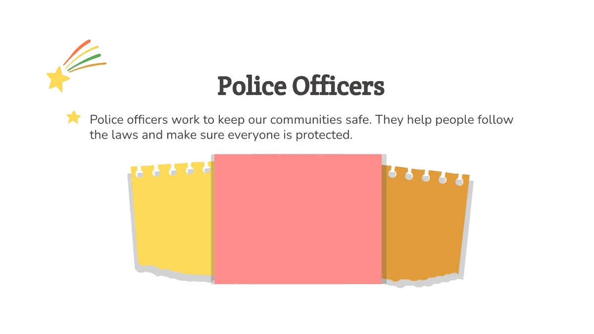 Free Community Helpers and Their Roles Template to Edit Online