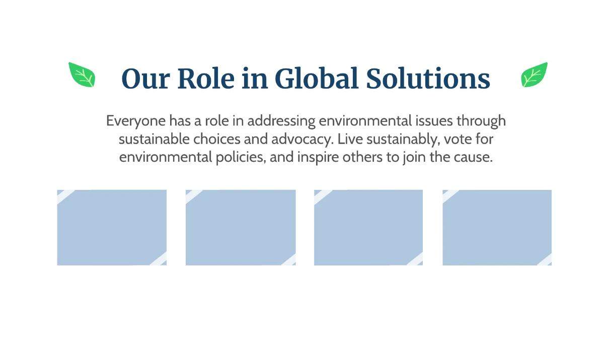 Free Global Environmental Issues Template to Edit Online