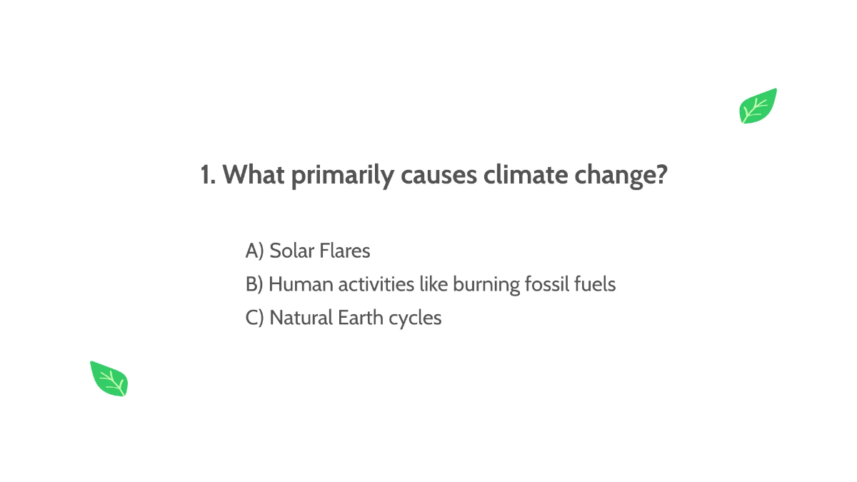 Free Global Environmental Issues Template to Edit Online