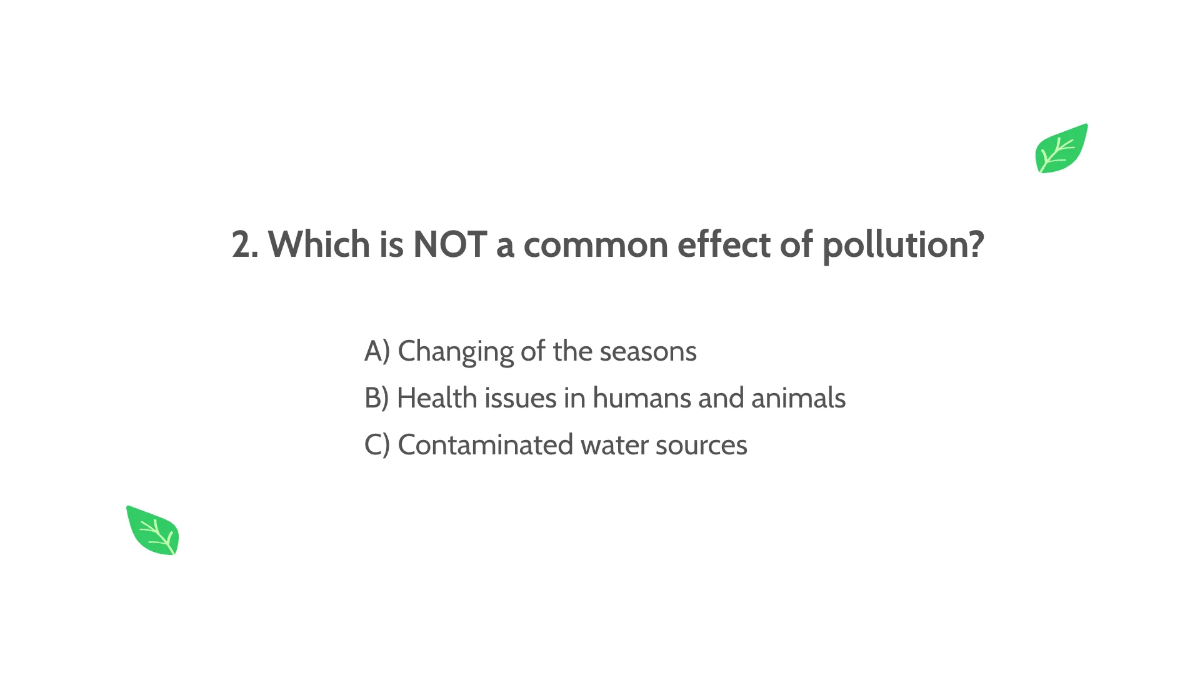 Free Global Environmental Issues Template to Edit Online