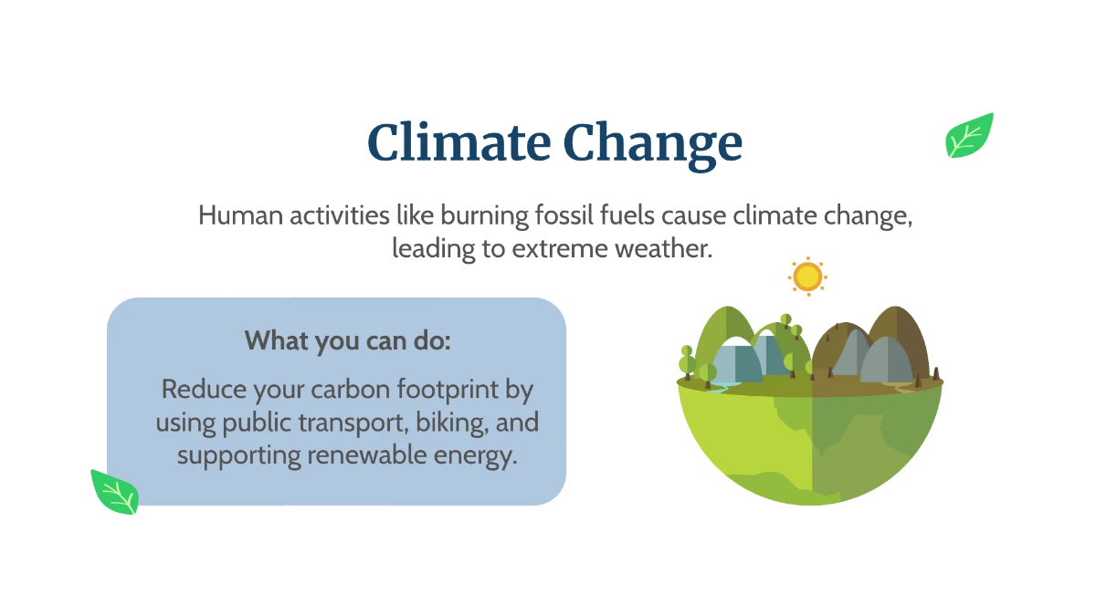 Free Global Environmental Issues Template to Edit Online