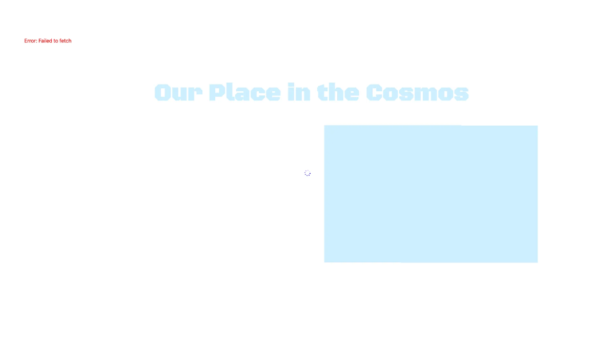 Free Cosmology Template to Edit Online