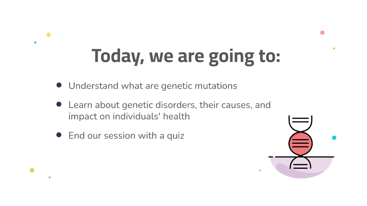 Free Mutations and Genetic Disorders Template to Edit Online