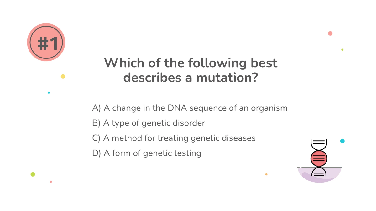 Free Mutations and Genetic Disorders Template to Edit Online